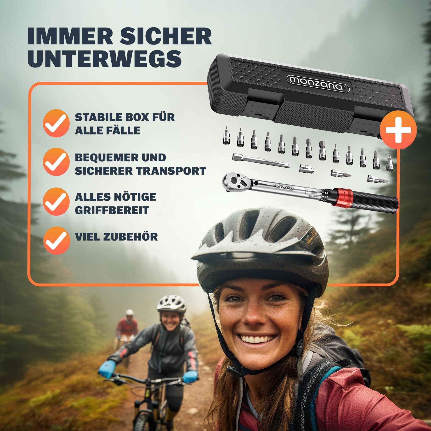 Monzana Σετ 18 εργαλείων ροπής για ποδήλατα/μοτοσικλέτες 109715