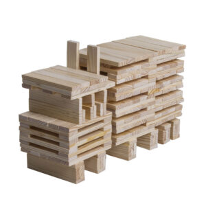 Σετ Παιδικές Ξύλινες Σανίδες Κατασκευών 200 τμχ Be Toys 114059 - Image 2