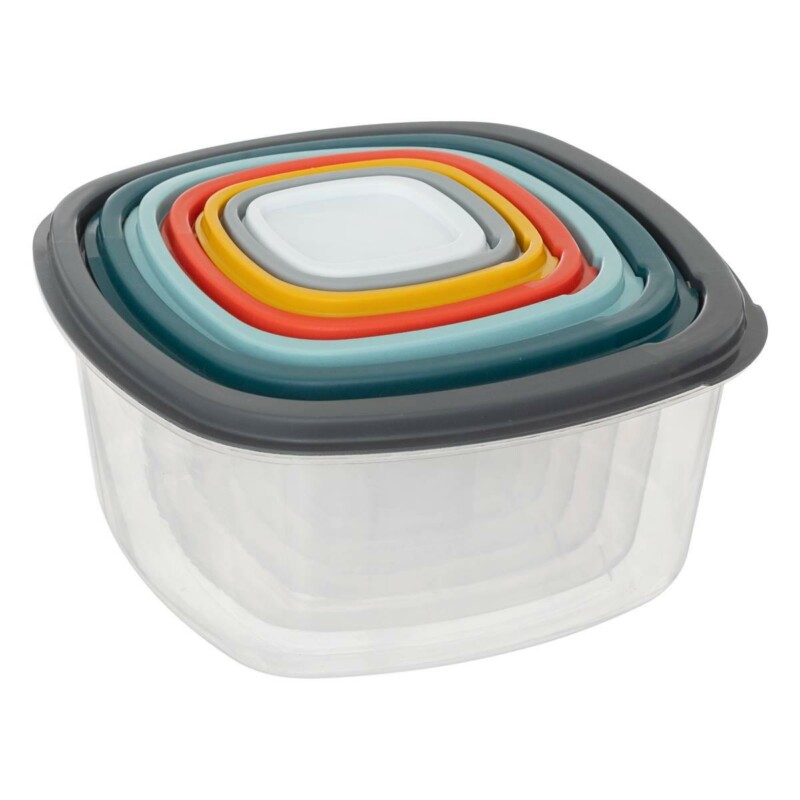 5FIVE Simply smart Σετ 7 τμχ Πολύχρωμα Δοχεία Συντήρτησης Τροφίμων με Χωρητικότητα από 100ml έως 3200ml 120392 5FIVE Simply smart Σετ 7 τμχ Πολύχρωμα Δοχεία Συντήρτησης Τροφίμων με Χωρητικότητα από 100ml έως 3200ml 120392