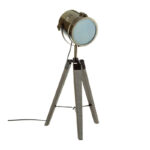 Ξύλινο Τρίποδο Φωτιστικό Δαπέδου E14 25 W 68 cm Ebor Atmosphera 121563 - Image 4