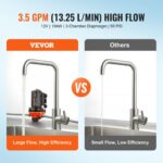 VEVOR  Αντλία Διαφράγματος 12V 3.5GPM 13.25L/min με Διακόπτη Πίεσης 3-Θαλάμων 12VYYSB3Q35G3N0DNV9 - Image 2