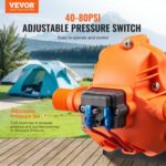 VEVOR  Αντλία Διαφράγματος 12V 3.5GPM 13.25L/min με Διακόπτη Πίεσης 3-Θαλάμων 12VYYSB3Q35G3N0DNV9 - Image 3