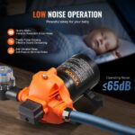 VEVOR  Αντλία Διαφράγματος 12V 3.5GPM 13.25L/min με Διακόπτη Πίεσης 3-Θαλάμων 12VYYSB3Q35G3N0DNV9 - Image 5