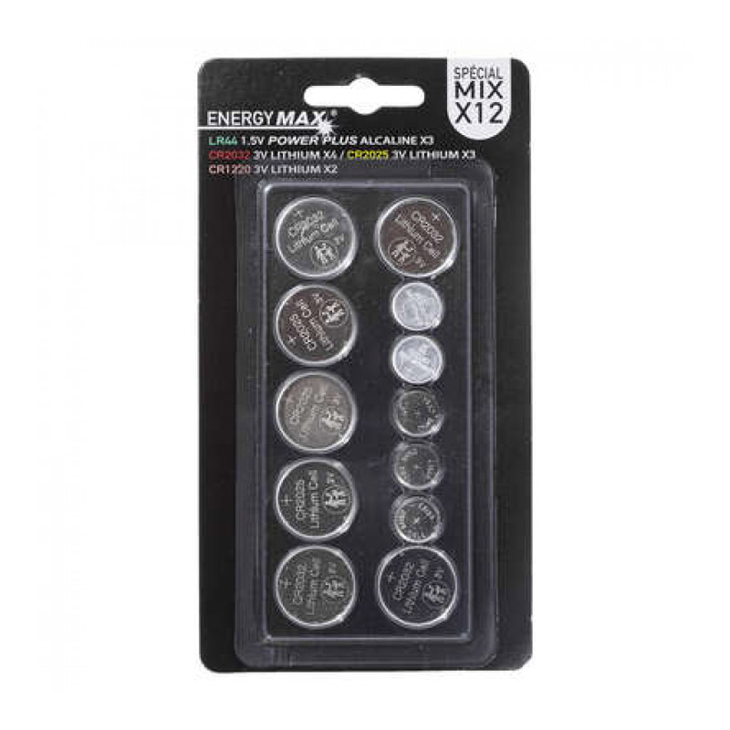 Σετ Μπαταρίες Λιθίου Κουμπιά 12 τμχ 5Five Simply Smart 133616 Σετ Μπαταρίες Λιθίου Κουμπιά 12 τμχ 5Five Simply Smart 133616