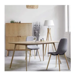 Ξύλινο Τρίποδο Φωτιστικό Δαπέδου με 1 Ράφι 156 cm 40 W Atmosphera 135451 - Image 4