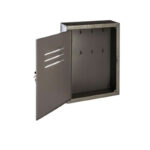 Μεταλλική Κλειδοθήκη Τοίχου 6 Θέσεων 23.5 x 9 x 30 cm Χρώματος Γκρι Atmosphera 141187-Grey - Image 2
