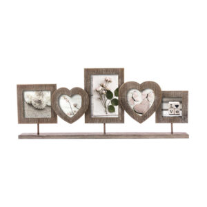 Ξύλινο Σταντ Φωτογραφιών 5 Θέσεων 22.8 x 6 x 55.5 cm Atmosphera 141233 - Image 3