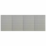 vidaXL Πλάτες Εργαλείων Τοίχου Διάτρητες 4 τεμ. 40 x 58 εκ. Ατσάλινες 145350