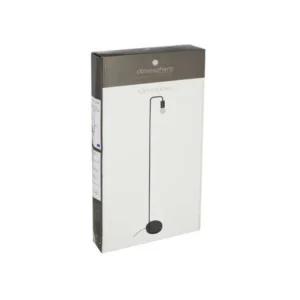 Επιδαπέδιο Μεταλλικό Φωτιστικό E27 40 W 20 x 150 cm Χρώματος Μαύρο Atmosphera 155381B - Image 2