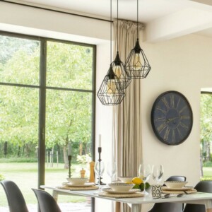 Atmosphera Τρίφωτο Φωτιστικό Οροφής με Μεταλλικό Πλέγμα (Ύψος Καλωδίου: 30/40/60 εκ.) 161602 - Image 5