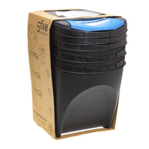 Σετ Πλαστικοί Κάδοι Ανακύκλωσης 25 Lt 3 τμχ 5Five Simply Smart 164695 - Image 4