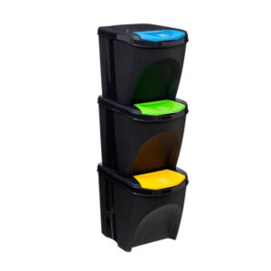 Σετ Πλαστικοί Κάδοι Ανακύκλωσης 25 Lt 3 τμχ 5Five Simply Smart 164695 - Image 5