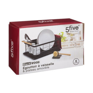 Μεταλλική Πιατοθήκη Στεγνωτήριο 42.5 x 32 x 18.2 cm Blackwood 5Five Simply Smart 167790 - Image 3