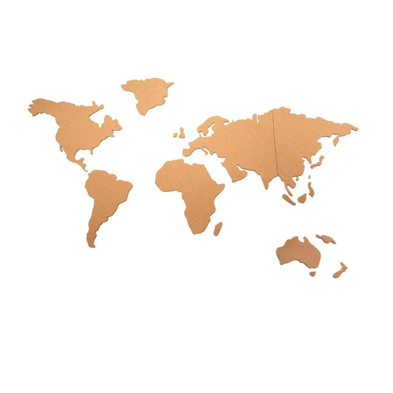 Πίνακας Ανακοινώσεων από Φελλό σε Σχήμα Παγκόσμιος Χάρτης με Πινέζες Cork World Map 102 x 0.5 x 50 cm Atmosphera 169357 Πίνακας Ανακοινώσεων από Φελλό σε Σχήμα Παγκόσμιος Χάρτης με Πινέζες Cork World Map 102 x 0.5 x 50 cm Atmosphera 169357