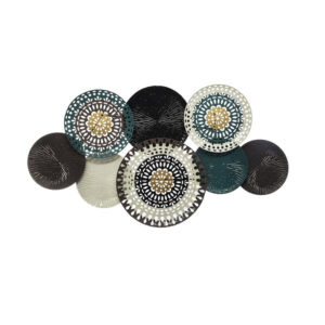 Μεταλλικό Διακοσμητικό Τοίχου 112.5 x 6.5 x 63.5 cm Atmosphera 169396 - Image 2