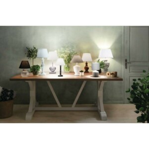 Atmosphera Επιτραπέζιο Φωτιστικό Μίνιμαλ Γκρι (Φ15x13εκ.) 173220A - Image 2