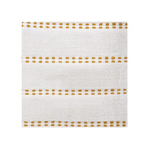 Βαμβακερό Χαλάκι Μπάνιου με Pompom 75 x 50 x 1 cm Χρώματος Μουσταρδί 5Five Simply Smart 174631C - Image 2