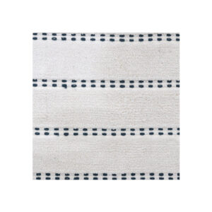 Βαμβακερό Χαλάκι Μπάνιου με Pompom 75 x 50 x 1 cm Χρώματος Πετρόλ 5Five Simply Smart 174631D - Image 2