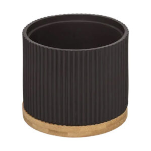 Βάση Οργάνωσης Καλλυντικών με Καθρέπτη 14 x 14 x 35 cm Χρώματος Ανθρακί 5Five Simply Smart 174681B - Image 3