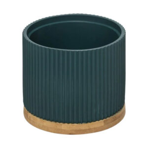 Βάση Οργάνωσης Καλλυντικών με Καθρέπτη 14 x 14 x 35 cm Χρώματος Πετρόλ 5Five Simply Smart 174681D - Image 3