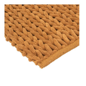 Χαλάκι Μπάνιου 120 x 50 x 2 cm Χρώματος Καφέ Ανοιχτό 5Five Simply Smart 174727T - Image 2