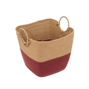 Σετ Ψάθινα Καλάθια Αποθήκευσης 37 x 32.5 x 36 cm 3 τμχ 5Five Simply Smart 174746C - Image 2