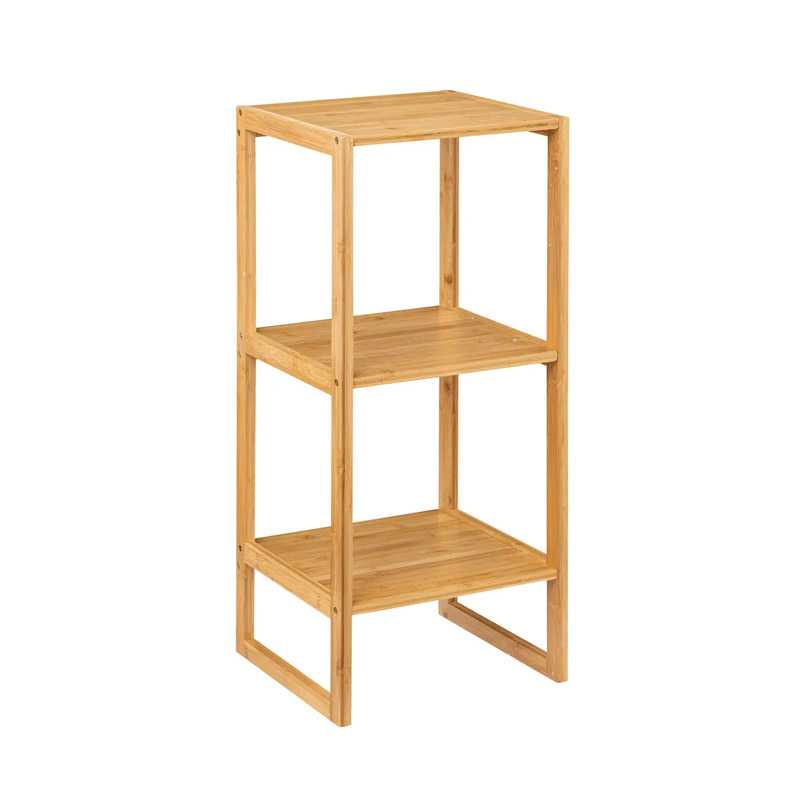 Ξύλινη Ραφιέρα Μπάνιου από Μπαμπού με 3 Ράφια 35.1 x 33.5 x 84 cm 5Five Simply Smart 174825 Ξύλινη Ραφιέρα Μπάνιου από Μπαμπού με 3 Ράφια 35.1 x 33.5 x 84 cm 5Five Simply Smart 174825