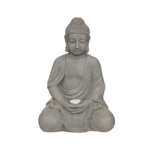 Ηλιακό Φωτιστικό Δαπέδου Εξωτερικού Χώρου Βούδας 43 cm Atmosphera 182448 - Image 4