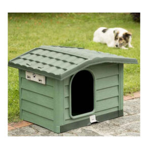 Πλαστικό Σπίτι Σκύλου Large 110 x 94 x 77 cm Χρώματος Πράσινο Bungalow Bama 19105 - Image 2