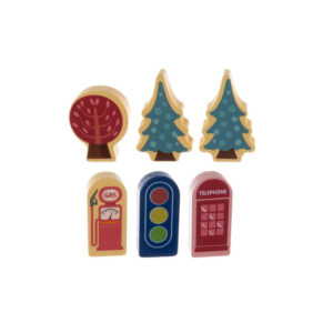 Σετ Ξύλινα Τουβλάκια City 100 τμχ Kruzzel 19159 - Image 5