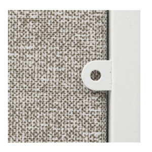 Μεταλλική Συρταριέρα με 5 Υφασμάτινα Συρτάρια Χρώματος Γκρι 45 x 30 x 114 cm 5Five Simply Smart 193571A - Image 4