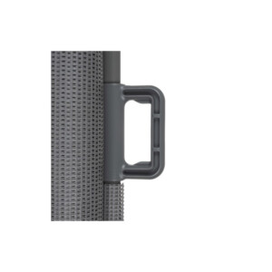 Πτυσσόμενο Μεταλλικό Προστατευτικό Ρολό Διαχωρισμού για Μωρά και Κατοικίδια 85 x 13-160 cm Χρώματος Γκρι Ruhhy 19381 - Image 2