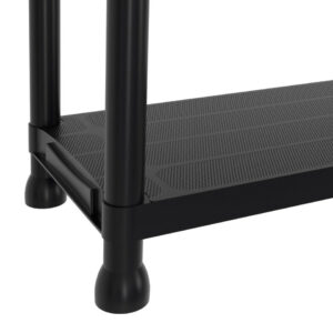 Πλαστική Ραφιέρα Αποθήκευσης με 5 Ράφια 61 x  31 x 171 cm Μαύρο 20020029 AQUILA - Image 5