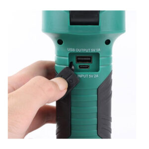 Επαναφορτιζόμενος LED USB Φακός Εργασίας με 3 Πτυσσόμενες Κεφαλές 600Lm 5W GSC 201815004 - Image 4