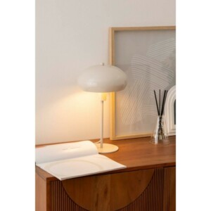 Atmosphera Savio" Μπεζ Επιτραπέζιο Φωτιστικό Ύψους 38εκ 205922 - Image 4