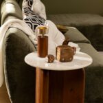 Atmosphera Σετ Διακοσμητικών Ζαριών από Μπρούντζο & Ξύλο Μάνγκο, 10x10x10 εκ. 206216 - Image 3