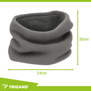 Trizand Κασκόλ Ανδρικό Μαύρο Μονό Μέγεθος 30x24 εκ. 20674 - Image 2