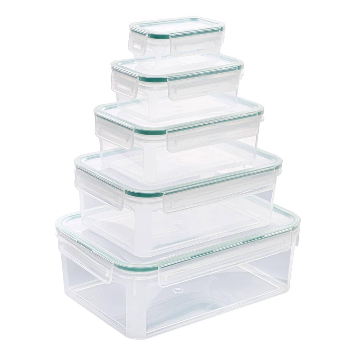 5Five Simply Smart Δοχείο Αποθήκευσης Τροφίμων Clipeat 3.8L - Διαφανές Αεροστεγές Κουτί Κουζίνας - 28 × 20.5 × 10 εκ. 217629 5Five Simply Smart Δοχείο Αποθήκευσης Τροφίμων Clipeat 3.8L - Διαφανές Αεροστεγές Κουτί Κουζίνας - 28 × 20.5 × 10 εκ. 217629