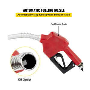 Διανομέας Πετρελαίου με Αντλία 40 Lt/min 155 W 220V VEVOR 220V40LCYB0000001V2 - Image 5