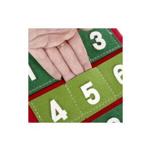 Χριστουγεννιάτικο Κρεμαστό Advent Calendar Άγιος Βασίλης 67.5 x 20 cm Ruhhy 22252 - Image 2