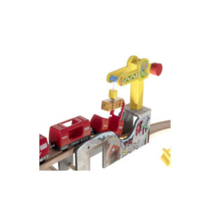 Σετ Ξύλινος Σιδηρόδρομος με Τρενάκι 57 τμχ Kruzzel 22495 - Image 3