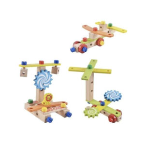 Ξύλινη Παιδική Εκπαιδευτική Πολυλειτουργική Καρέκλα 29 x 17 x 17 cm Kruzzel 22506 - Image 3