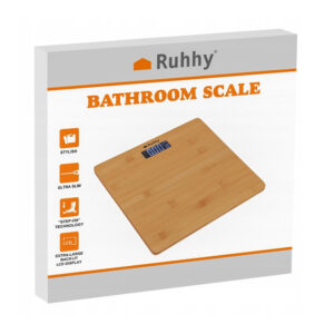 Ψηφιακή Ζυγαριά Μπάνιου από Μπαμπού Ruhhy 22522 - Image 5