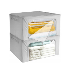 Σετ Θήκες Αποθήκευσης για Κλινοσκεπάσματα 28 x 20 x 40 cm 2 τμχ Ruhhy 22930 - Image 3