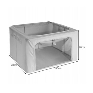 Σετ Θήκες Αποθήκευσης για Κλινοσκεπάσματα 28 x 20 x 40 cm 2 τμχ Ruhhy 22930 - Image 5