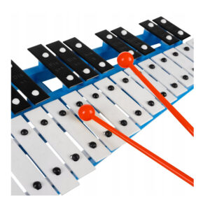 Παιδικό Ξυλόφωνο με 27 Μεταλλικές Πλάκες 36 x 22 x 3.5 cm Kruzzel 23608 - Image 2