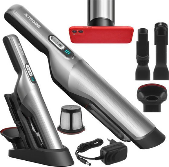 Xtrobb Σκουπάκι Αυτοκινήτου Στερεών με Ισχύ 100W Επαναφορτιζόμενο 12V Μπεζ 24263 Xtrobb Σκουπάκι Αυτοκινήτου Στερεών με Ισχύ 100W Επαναφορτιζόμενο 12V Μπεζ 24263