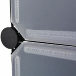 vidaXL Παπουτσοθήκη Αλληλοσυνδεόμενη 10 Τμημάτων Μαύρη 244920 - Image 5