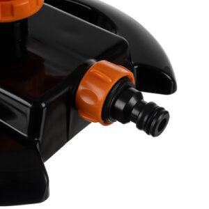 Ποτιστικό Κήπου 360° Περιστρεφόμενο με 3 Ρυθμιζόμενους ΒραχίονεςΜαύρο / Πορτοκαλί 25427 Gardlov - Image 2