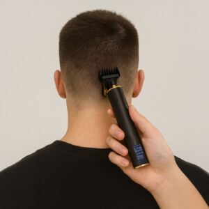 Κουρευτική Μηχανή & Τρίμερ με 3 Ταχύτητες και LCD Οθόνη Μαύρο/Χρυσό 25429 Soulima - Image 2